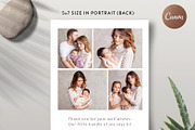 Birth Announcement Card BA006, an Invitation Template by Bellenity Design (Thumbnail 4 of 4)
