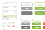 Flat Stroke UI Kit, an UI Kit Template by Ryan vs. Clark (Thumbnail 3 of 4)