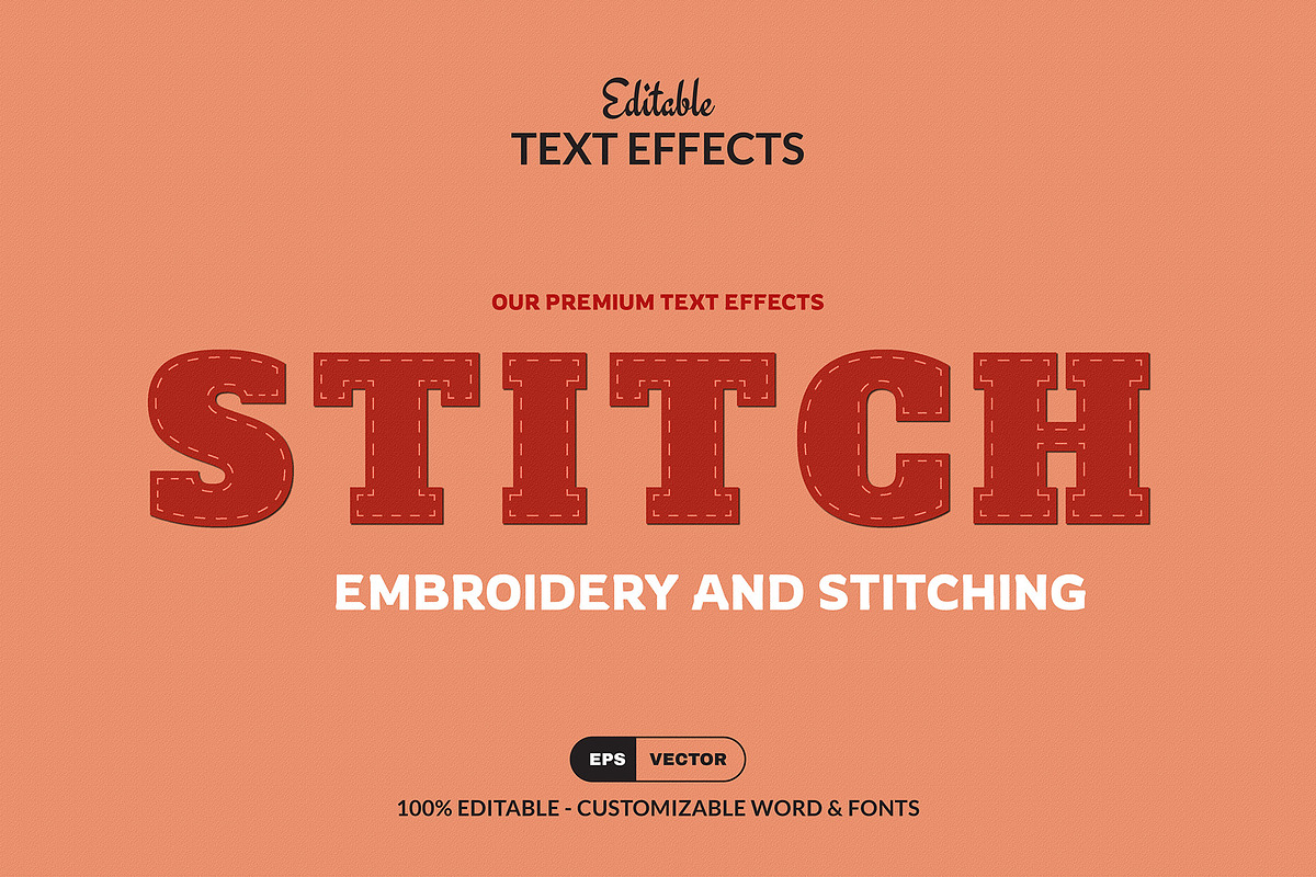 Vector Mixed Art Text Effect