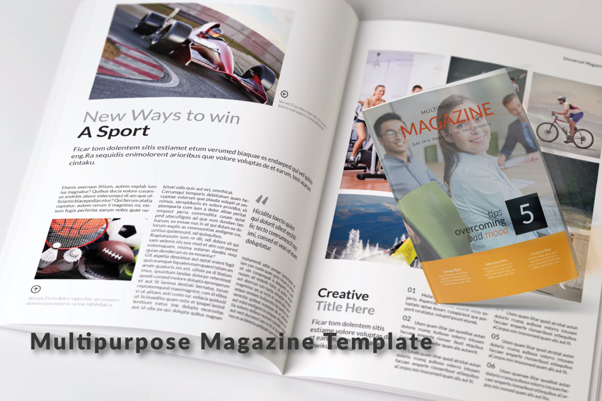 Multi-purpose Magazine Template, a Magazine Template by GreenDesign (Photo 6 of 7)