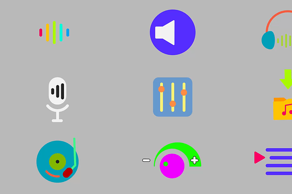 Music And Audio Icons Premiere Pro preview 2