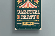 Carnival Poster Template, a Flyer Template by MightyDesign (Thumbnail 3 of 8)