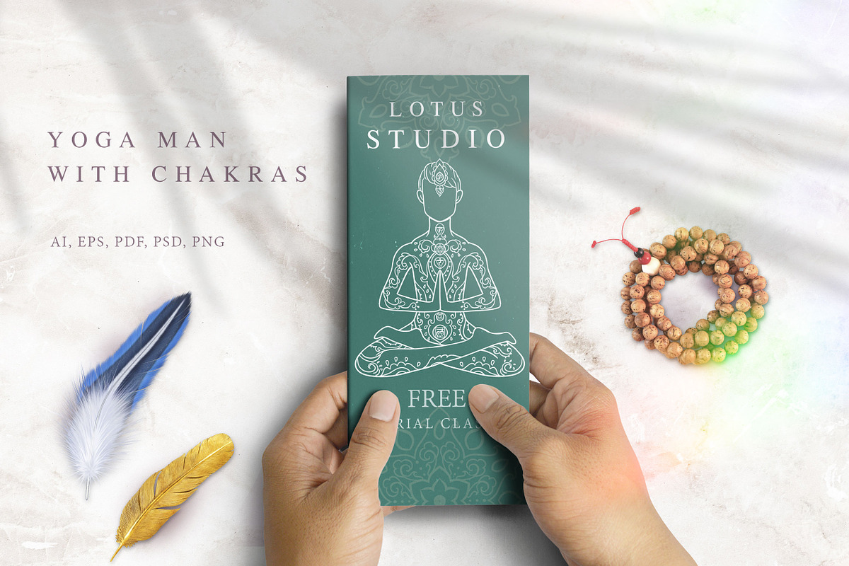 Lotus Man Set. 31 elements, an Illustration by anvinoart (Photo 12 of 16)