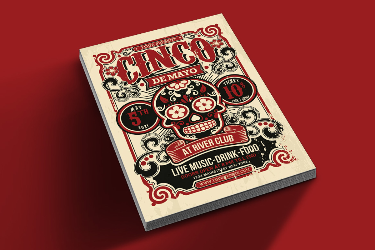 Cinco De Mayo Flyer, a Flyer Template by Muhamad Iqbal hidayat (Photo 2 of 4)