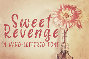 Sweet Revenge Hand-lettered Font