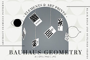 BAUHAUS GEOMETRY SEAMLESS PATTERNS, a Texture Graphic by Creativemaker (Thumbnail 1 of 12)