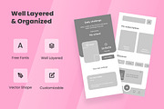 Writer Article Wireframe Apps, a Wireframe Template by INSPR STD (Thumbnail 2 of 6)