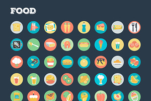 4059 Flat Rounded Vector Icons