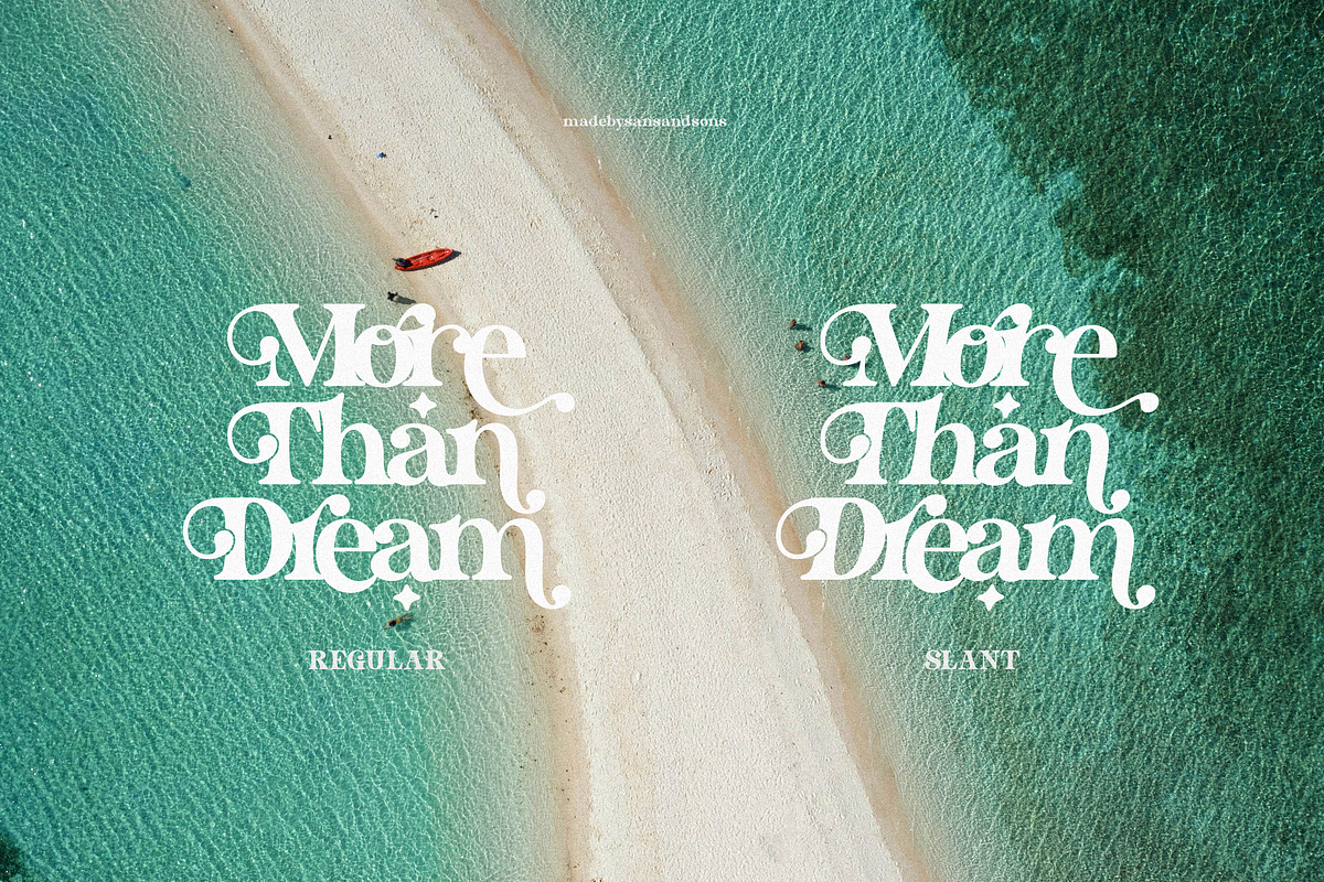 More Than Dream, a Serif Font by Sans & Sons (Photo 9 of 10)