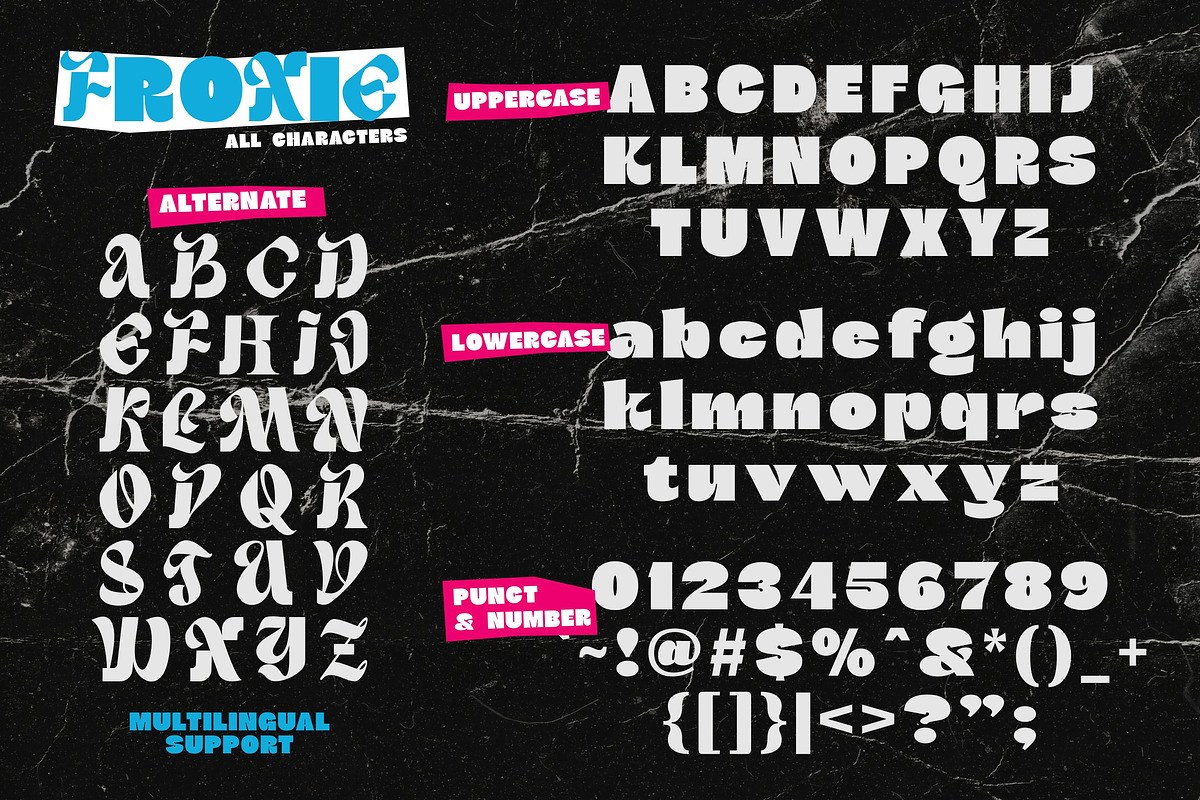 Froxie - Hybrid Font, a Sans Serif Font by ErgibiStudio (Photo 10 of 10)