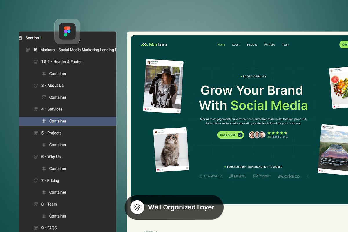 Markora - Social Media Marketing preview 2