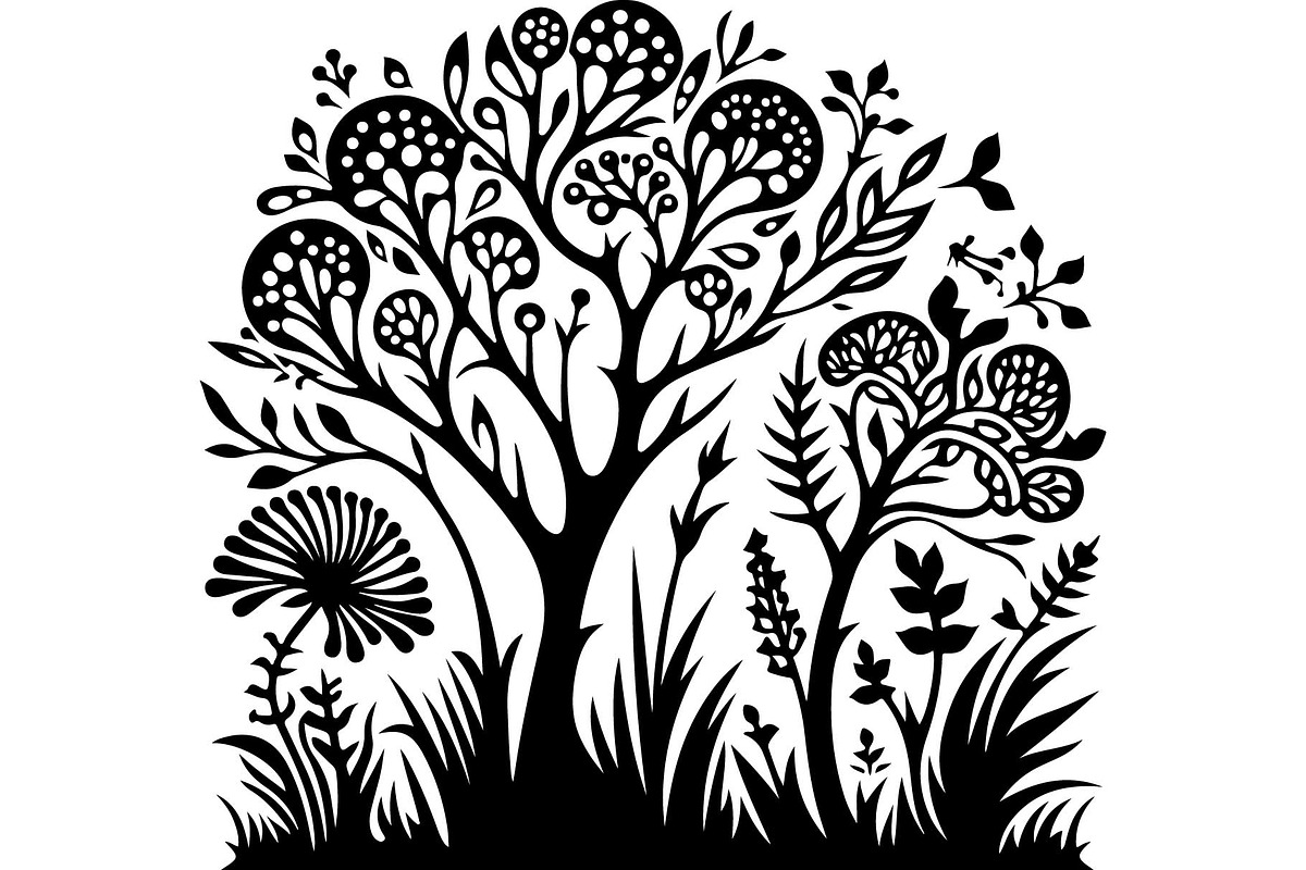 Whimsical Nature Cut Bundle, an Object Graphic by abu67222 (Photo 7 of 13)