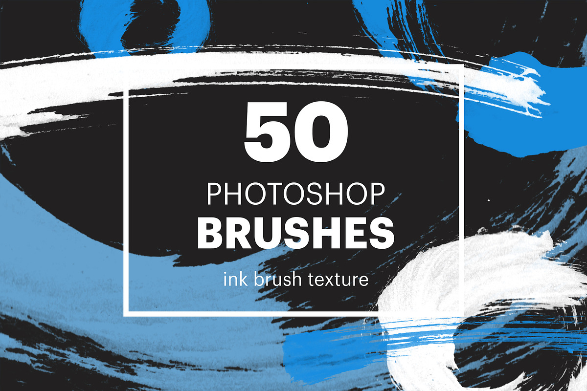50 Photoshop brushes, a Texture Graphic by Wild Ones (Photo 1 of 9)