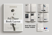 Book Title Layout Design Template, a Brochure Template by Cleffon_Graphic_Studio (Thumbnail 1 of 8)
