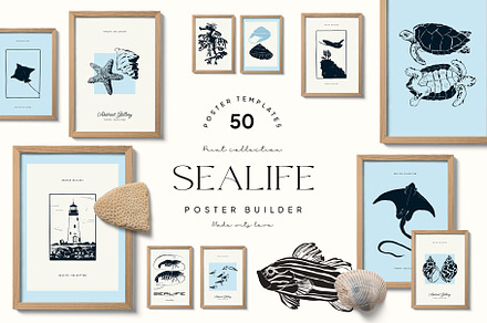 Sealife |  Poster Builder, an Object Graphic by KetteCreate