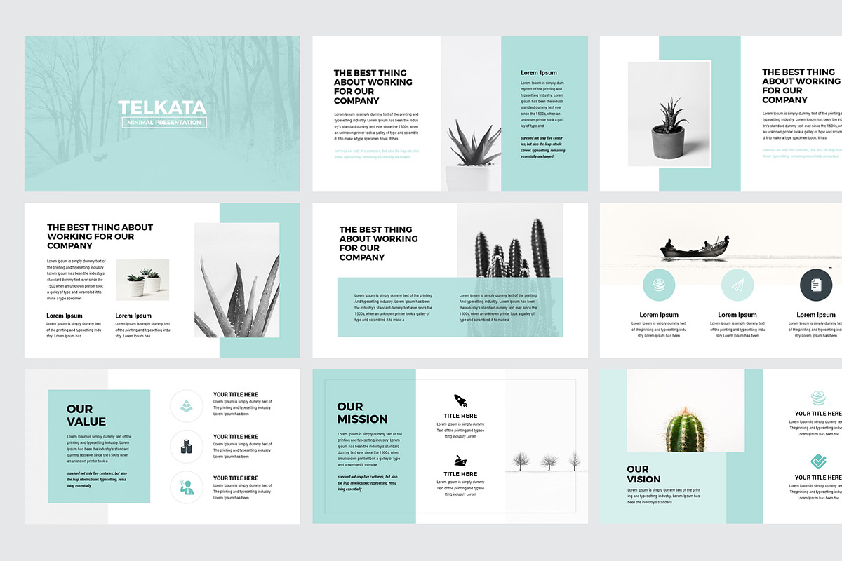 Modern Business Plan PowerPoint, a Presentation Template by RsmBoutique2021 (Photo 2 of 5)