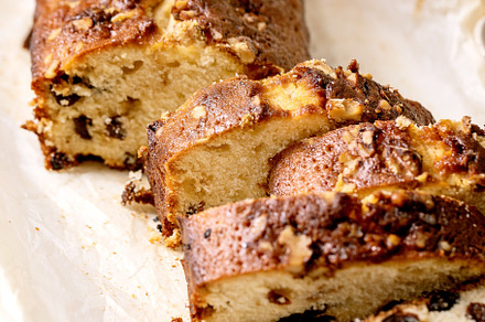 Homemade lemon cake with nuts and rosemary, a Food & Drink Photo by Natasha Breen