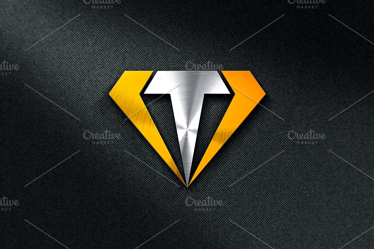 VT or T diamond logo + (16  colors), a Branding & Logo Template by Piro Concept (Photo 2 of 6)