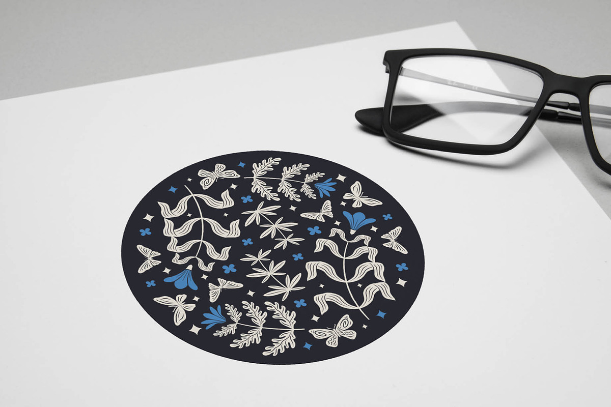 Linocut Floral for Procreate, a Brush Add-On by Pencil Twist (Photo 7 of 10)