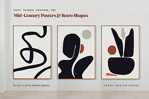 Mid-Century Posters & Retro Shapes 3