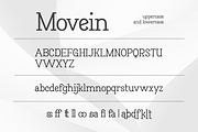 Movein - Slab Serif Display Font, a Slab Serif Font by overlaytemplates (Thumbnail 4 of 5)