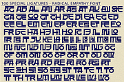RADICAL EMPATHY FONT, a Sans Serif Font by 177Studio (Thumbnail 7 of 8)