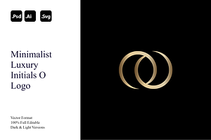 Minimalist Luxury Initials O Logo, a Branding & Logo Template by Luxury Logos