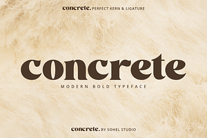 Concrete - Bold Advertising Typeface