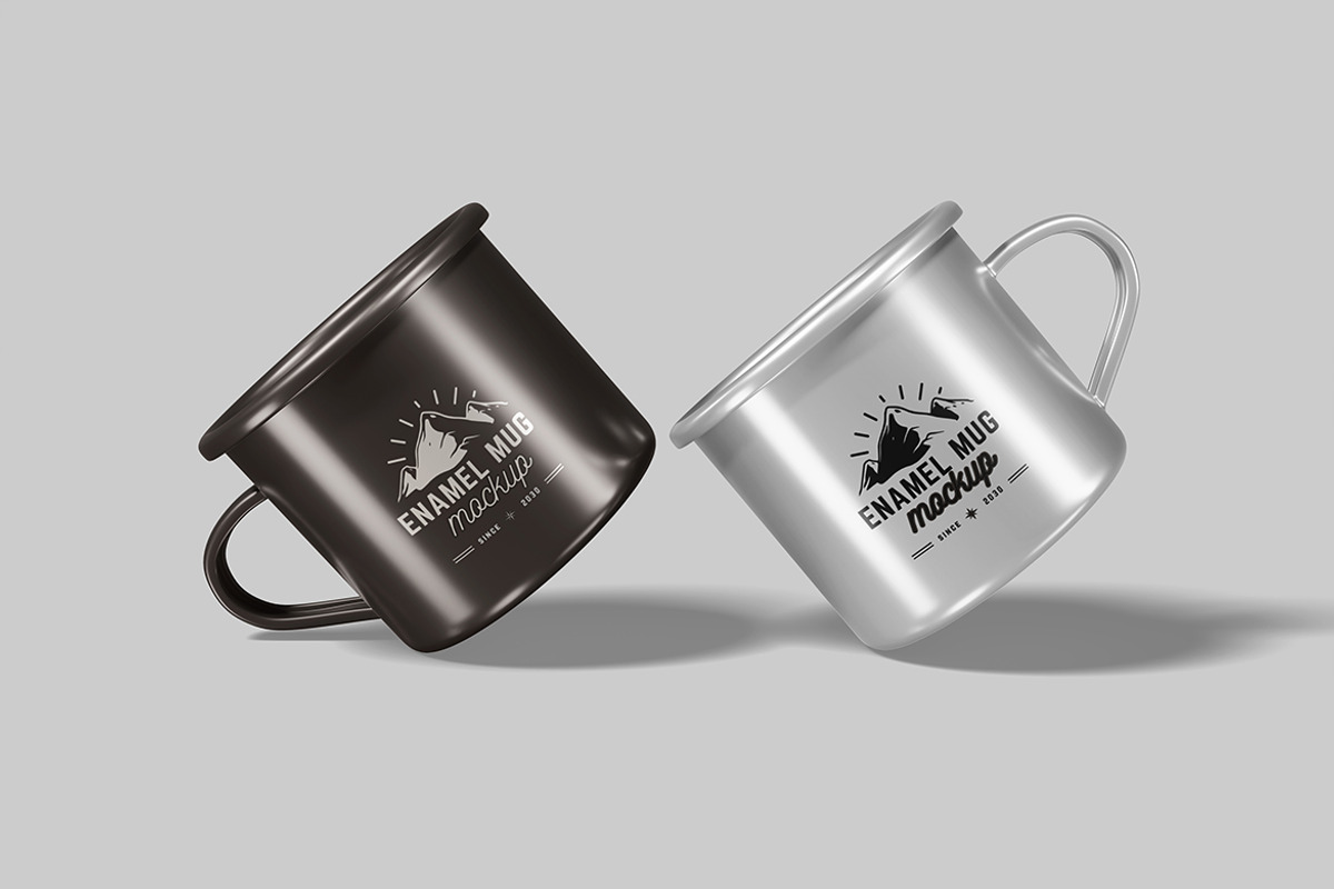 Enamel mug mockup, a Mockup by DxSLEX (Photo 5 of 5)