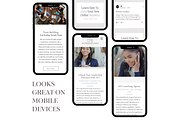 WIX Website Template for Coaches, a Wix Template by CreatedbyVision LLC (Thumbnail 7 of 10)