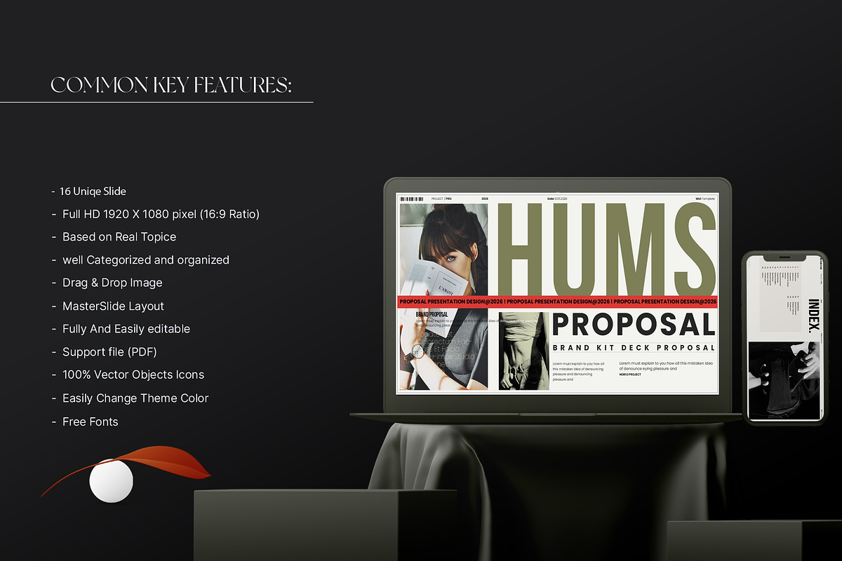 Brand Proposal Presentation Template, a Presentation Template by Aura Agency (Photo 2 of 7)