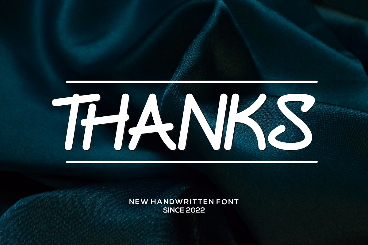 TheHandman, a Script Font by riotama85 (Photo 5 of 5)
