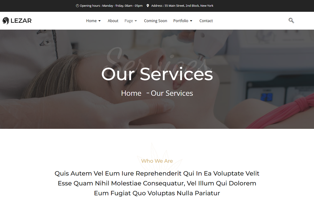 Beauty Salon Spa Elementor Kit, a Landing Page Template by MasterDesigns (Photo 6 of 9)