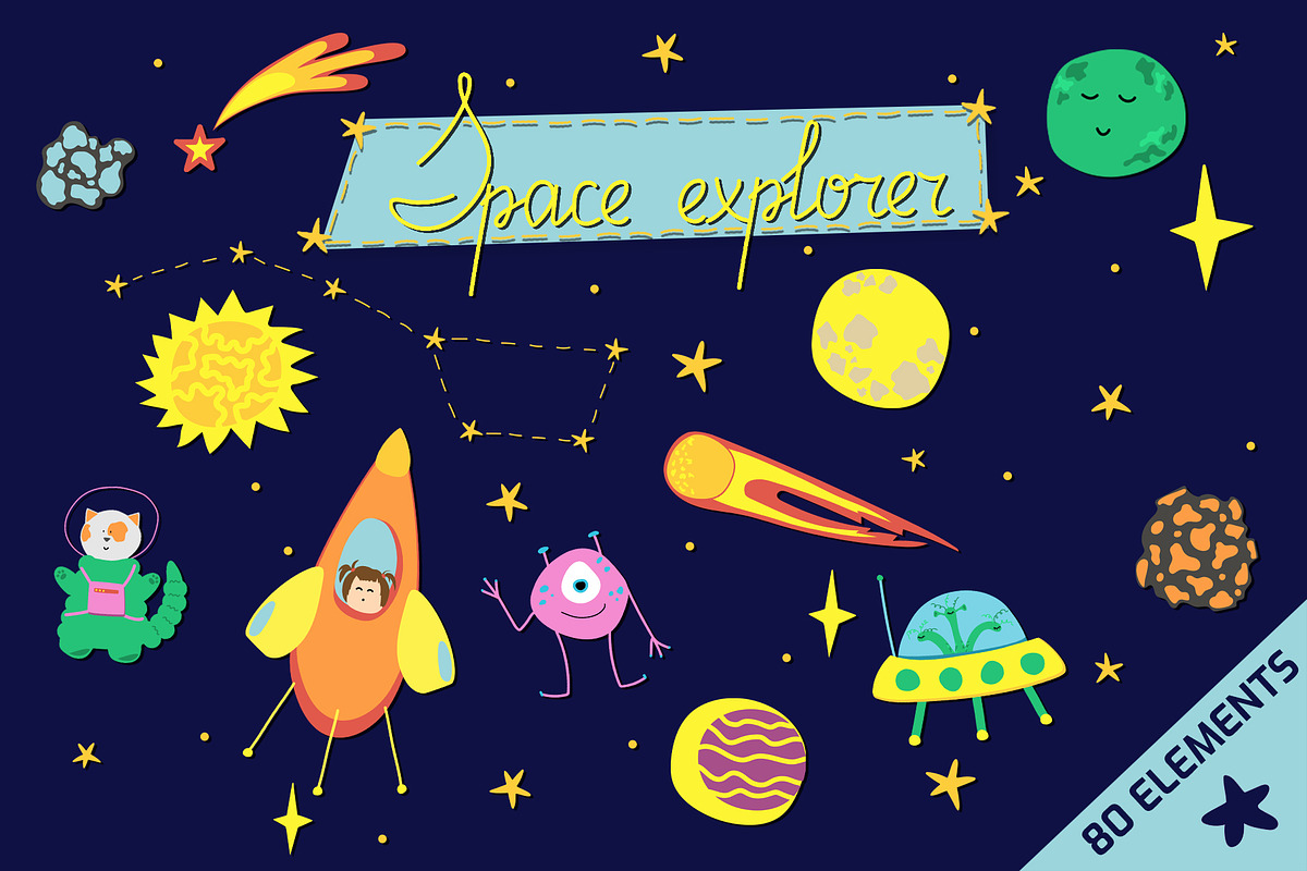 Space explorer, an Illustration by Ligrenok Art (Photo 1 of 9)