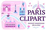 Paris Map Creator, a Decorative Illustration by Great Glebsby (Thumbnail 1 of 7)