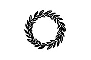 Leaf Laurel Wreath Frame Bundle, an Illustration by Gaye Art (Thumbnail 46 of 51)