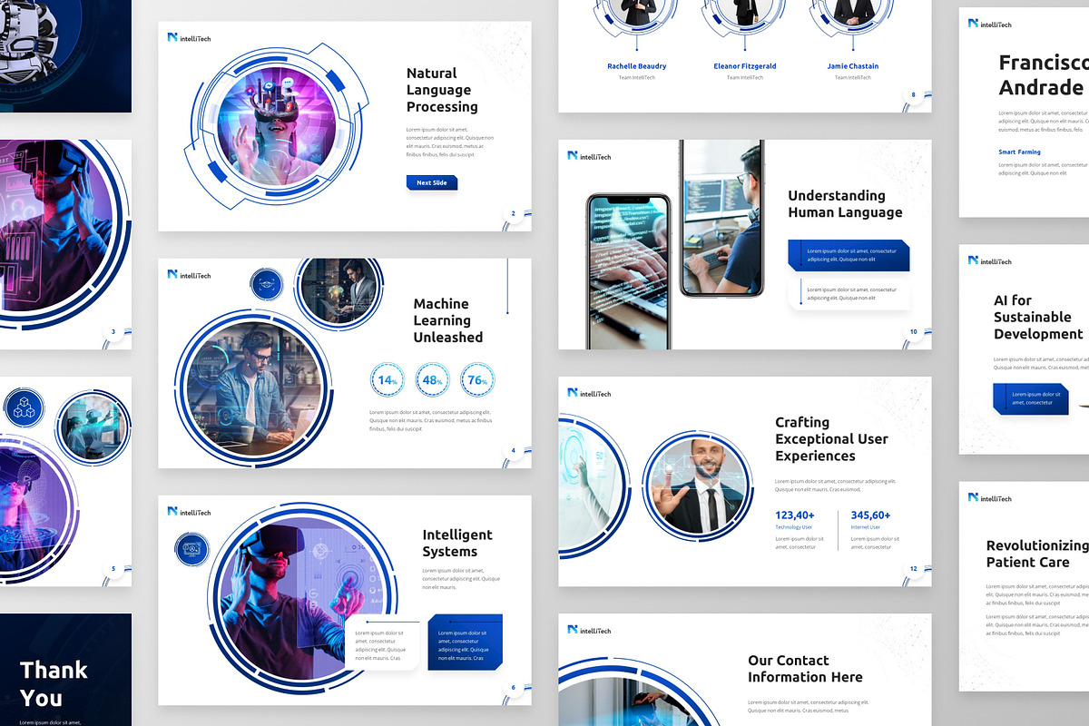IntelliTech - It & Technology Google, a Presentation Template by GraphauseProject (Photo 4 of 6)