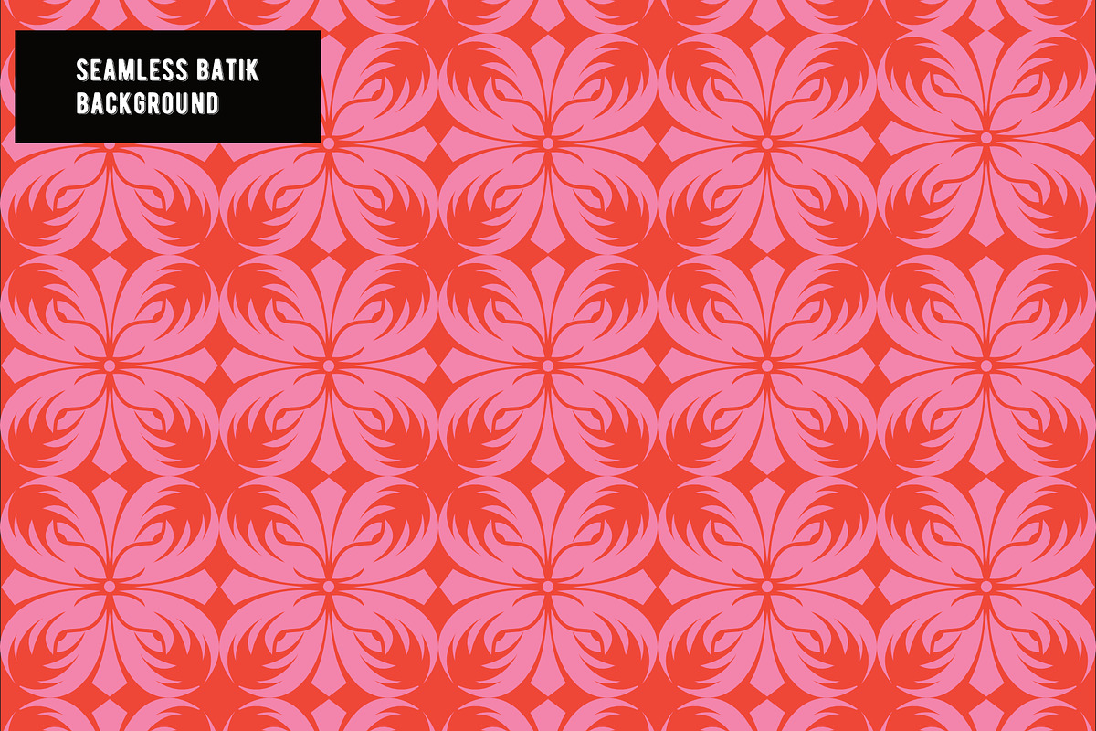 Seamless Batik Background, a Pattern Graphic by mesuka