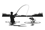 Fishing Silhouette Vector Bundle, an Illustration by hafijul (Thumbnail 17 of 51)