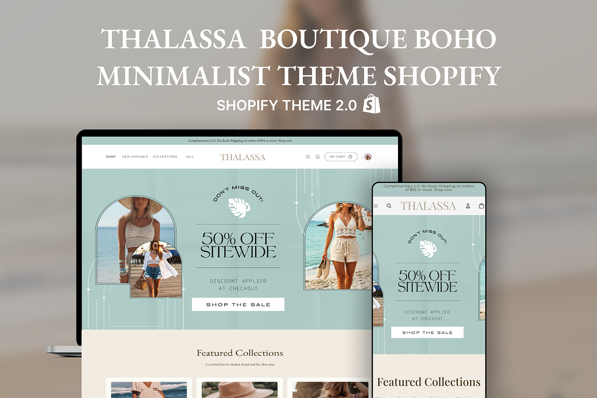 Thalassa Boutique Shopify Theme, a Shopify Template by AtelierDuVow (Photo 1 of 10)