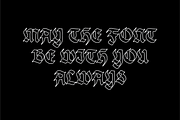 Inkspell Hand-Lettered Blackletter, a Blackletter Font by FontDuo (Thumbnail 4 of 6)