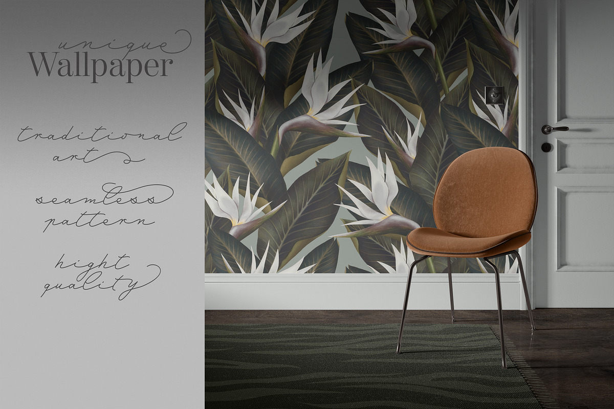 Bird of Paradise patterns, a Pattern Graphic by Bigio Designs (Photo 4 of 7)