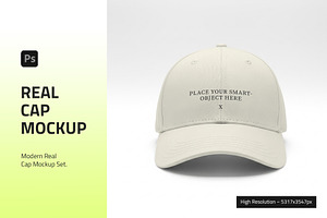 Real Polo Cap Mockup