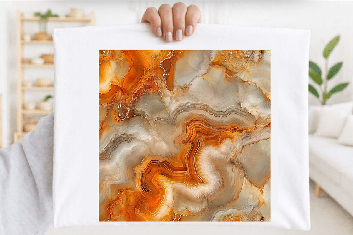 Fall Marble Agate Digital Paper, a Pattern Graphic by SVGArt (Photo 2 of 5)