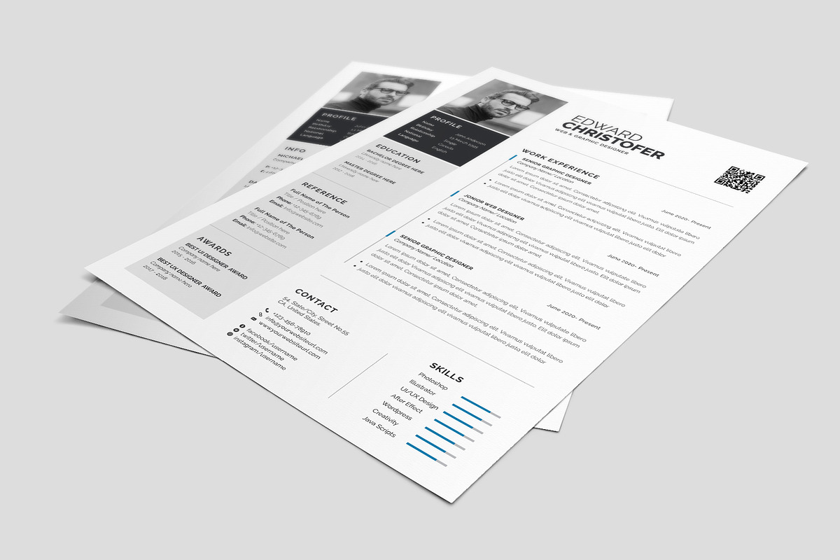 Resume Template, a Resume Template by Abdul Studio (Photo 6 of 6)