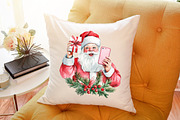 Pink Trendy Christmas Santa Png Bund, an Illustration by Sublimation Artist (Thumbnail 6 of 6)