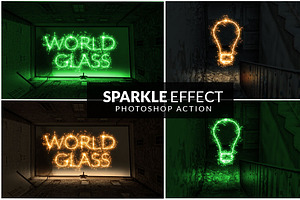 Sparkle Effect Photoshop Action