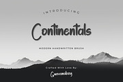 Continentals Modern San Serif Font, a Script Font by Guavanaboy (Thumbnail 1 of 8)