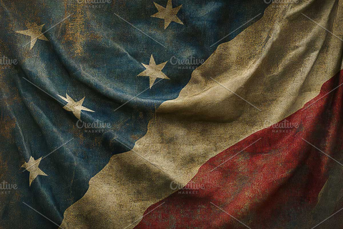 July 4, the U.S. independence flag, a Background Graphic by VetalStock (Photo 4 of 9)