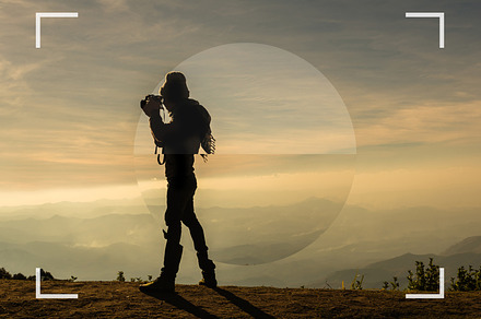Camera viewfinder with focusing the containing action, adventure, and, a Nature Photo by Tzido Gallery
